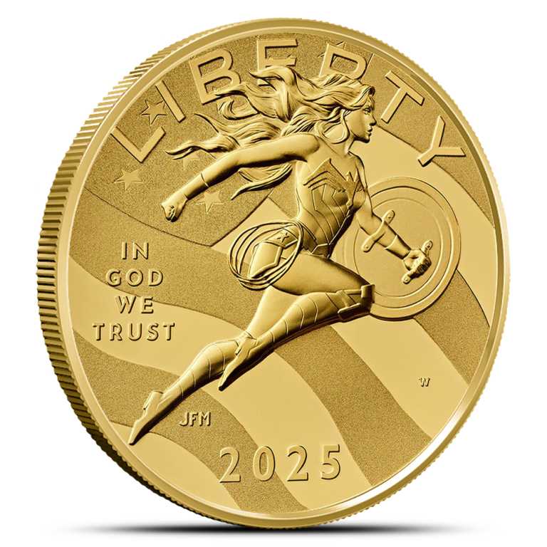 2025 1/2 oz Proof DC Comics Wonder Woman American Liberty Gold Coin (Box + CoA)