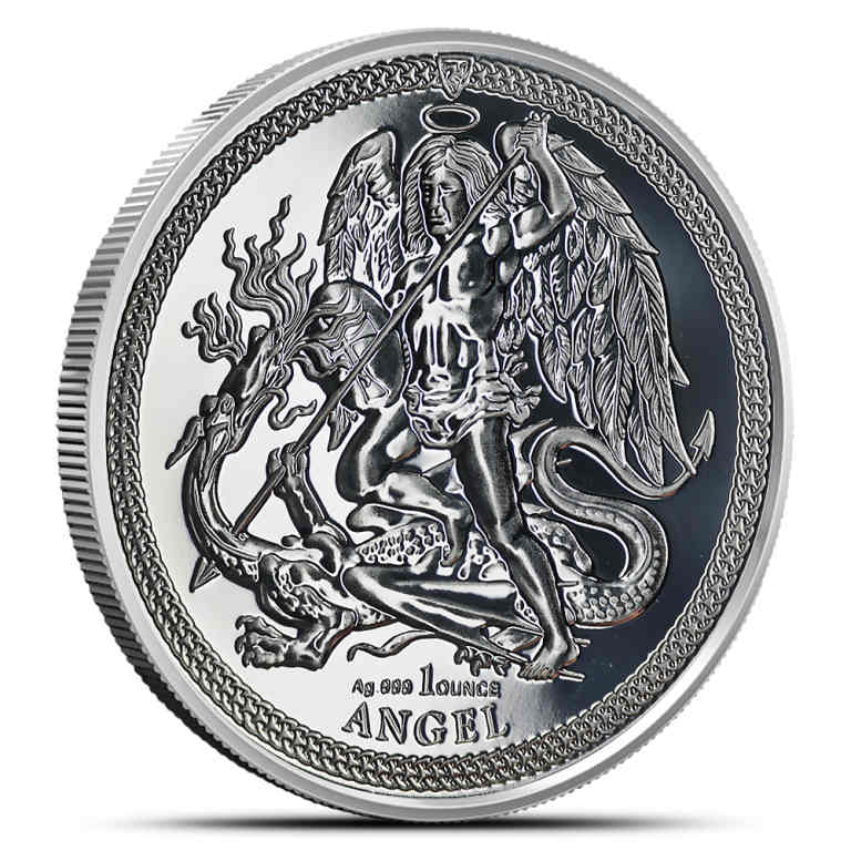 2026 1 oz Isle of Man Silver Angel Coin (BU)